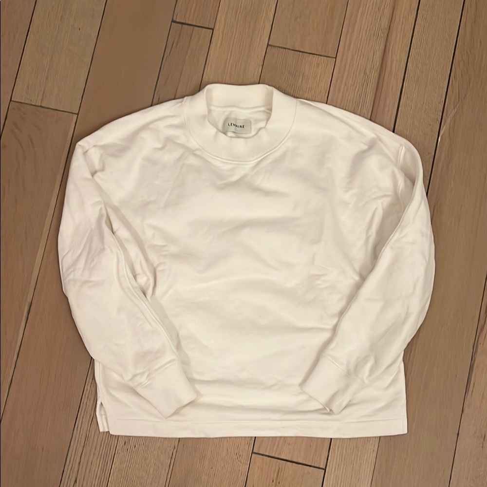 Lemaire White Crewneck Sweatshirt